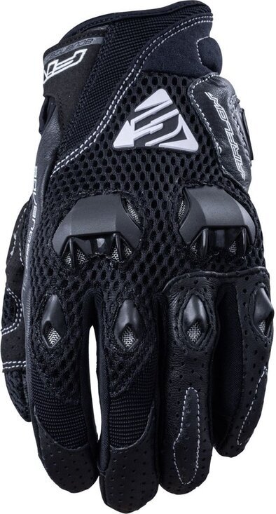 Motorcycle Gloves Five Airflow Evo Black XS Motorcycle Gloves