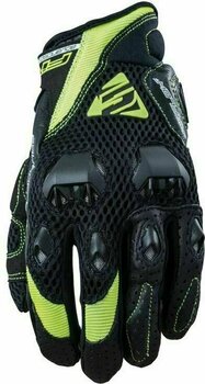 Motorcycle Gloves Five Airflow Evo Black/Yellow XS Motorcycle Gloves - 1