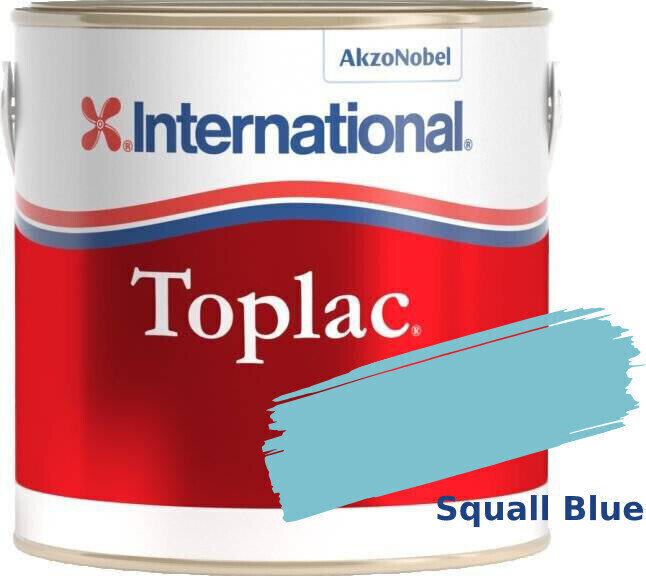 Χρωματιστό Βερνίκι Σκαφών International Toplac Squall Blue 923 750ml