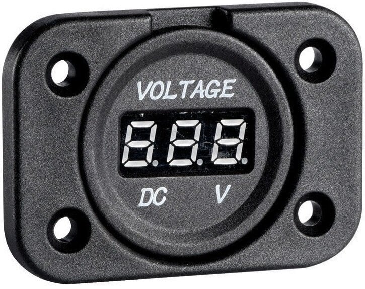 Marine Plug, Marine Socket Osculati Digital voltmeter 8/32 V recess mounting