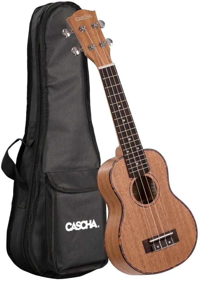 Soprano ukulele Cascha HH 2026 Premium Soprano ukulele Natural