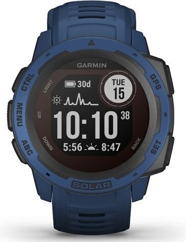 Smart hodinky Garmin Instinct Solar Tidal Blue