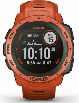 Smartwatch Garmin Instinct Solar Flame Red - 1