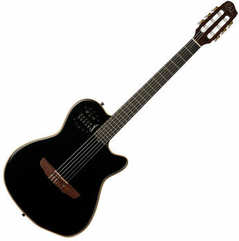 Guitarra eletroacústica especial Godin Multiac ACS-SA Nylon Black Pearl HG - 1