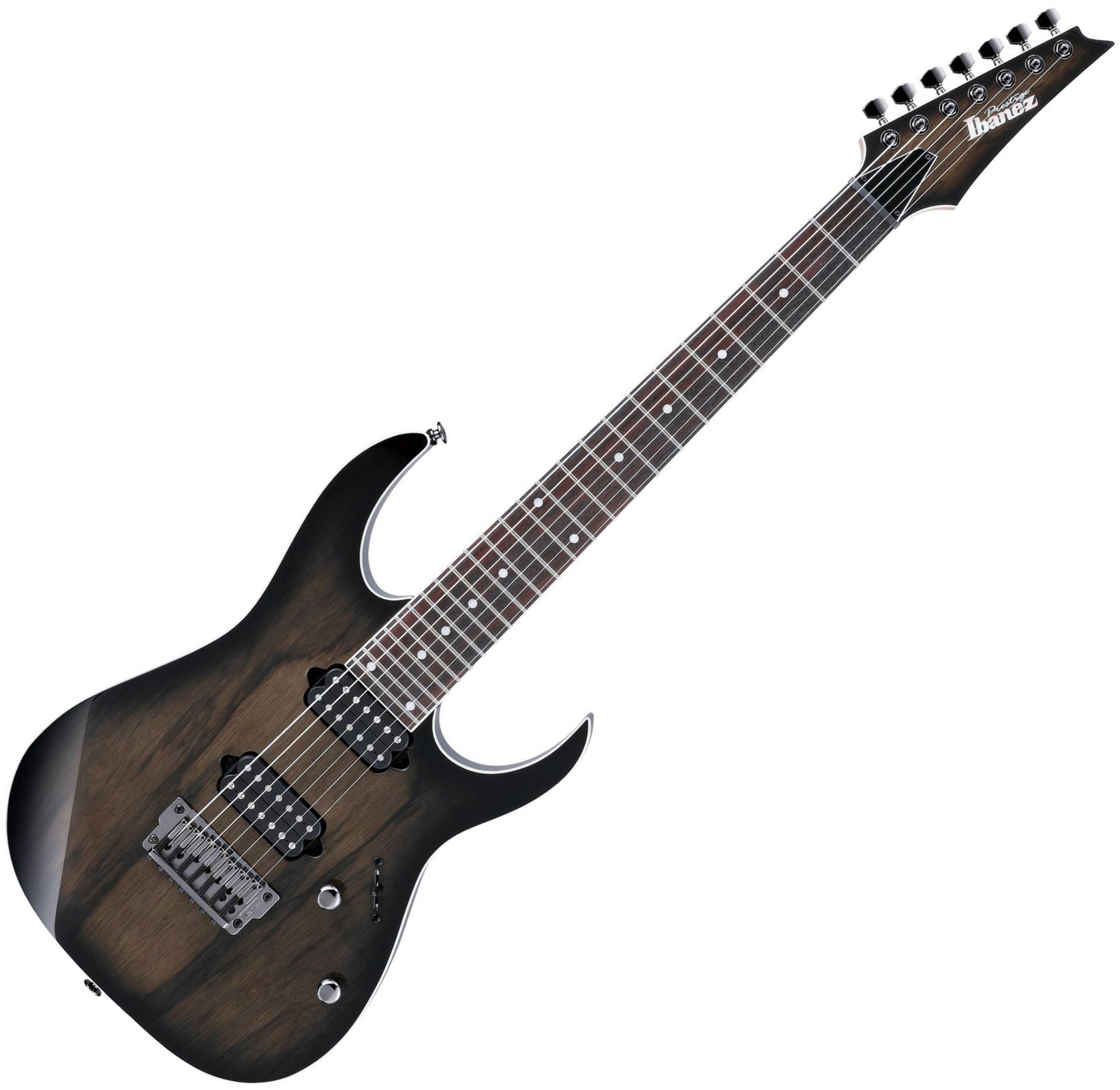 Elektrische gitaar Ibanez RG752LWFX-AGB Anvil Gray Burst