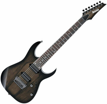 Guitarra elétrica de 7 cordas Ibanez RG752LWFX-AGB Anvil Gray Burst - 1