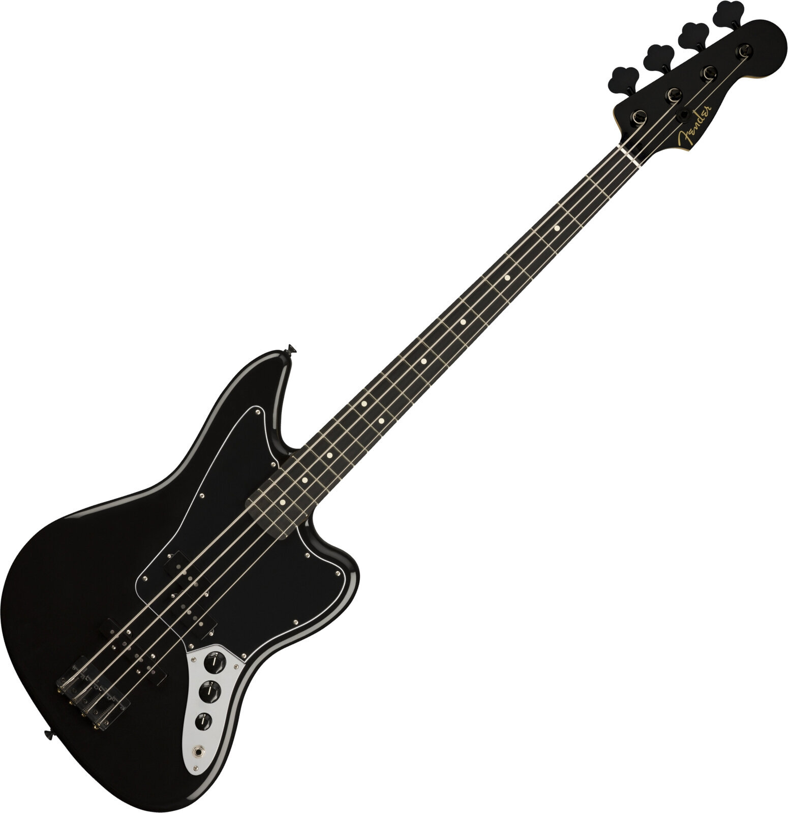 4-strängad basgitarr Fender Jaguar Bass EB Svart