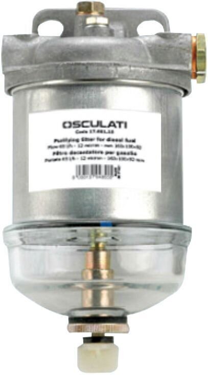 Filtr do silników zaburtowych, filtr do silników morskich Osculati Purifying Filter for Diesel Oil 65 l/h