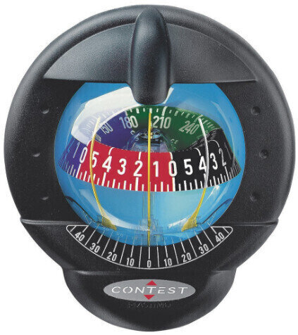 Marine Compass Plastimo Compass Contest 101 Black-Red Vertical Bulkhead
