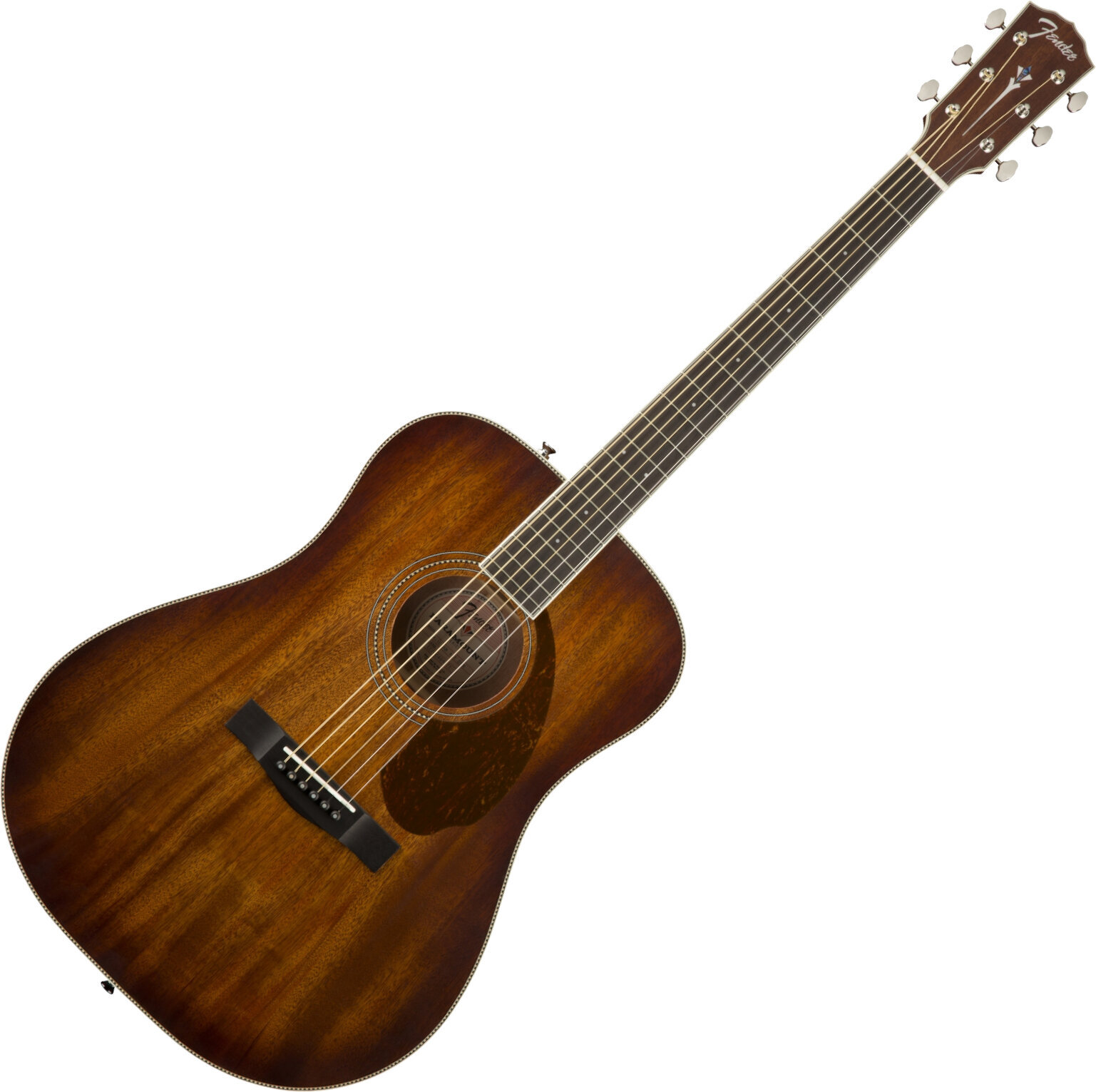 Guitarra dreadnought Fender PM-1E MAH ACB OV Aged Cognac Burst