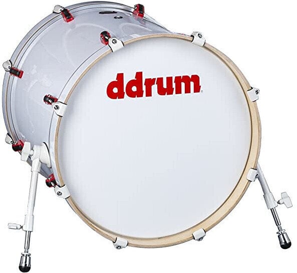 Bass Drum DDRUM Hybrid Acoustic/Trigger White