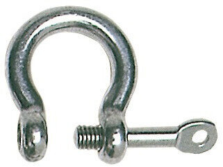 Boat Shackle Osculati Bow schackle with captive pin Stainless Steel 5 mm