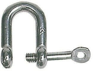 Bootsluiting Osculati D Shackle Stainless Steel with Captive Pin
