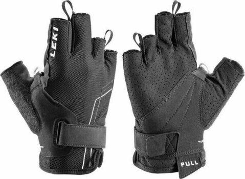 Gloves Leki Nordic Breeze Shark Black/White 8 Gloves - 1