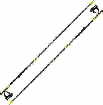 Nordic Walking Poles Leki XTA Vario Black/Neon Yellow/Dark Anthracite/White 155 - 175 cm - 1