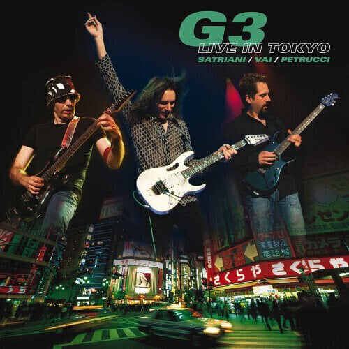 Vinylskiva G3 - Live in Tokyo (Translucent Green Coloured) (3 LP)