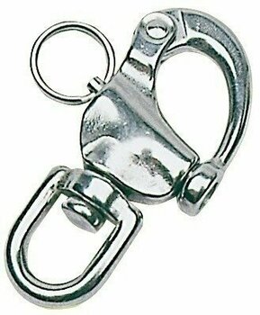 Lodný šekel Osculati Snap-shackle spinnaker swivel eye Stainless Steel 12 mm - 1