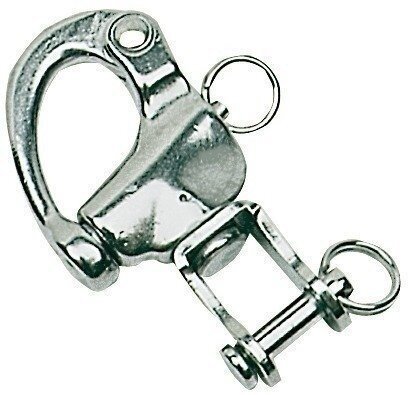 Szekla Osculati Snap-shackle with swivel for spinnaker Stainless Steel 12 mm