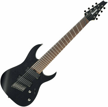 Multi-scale elektrische gitaar Ibanez RGIM8MH Iron Label Weathered Black - 1