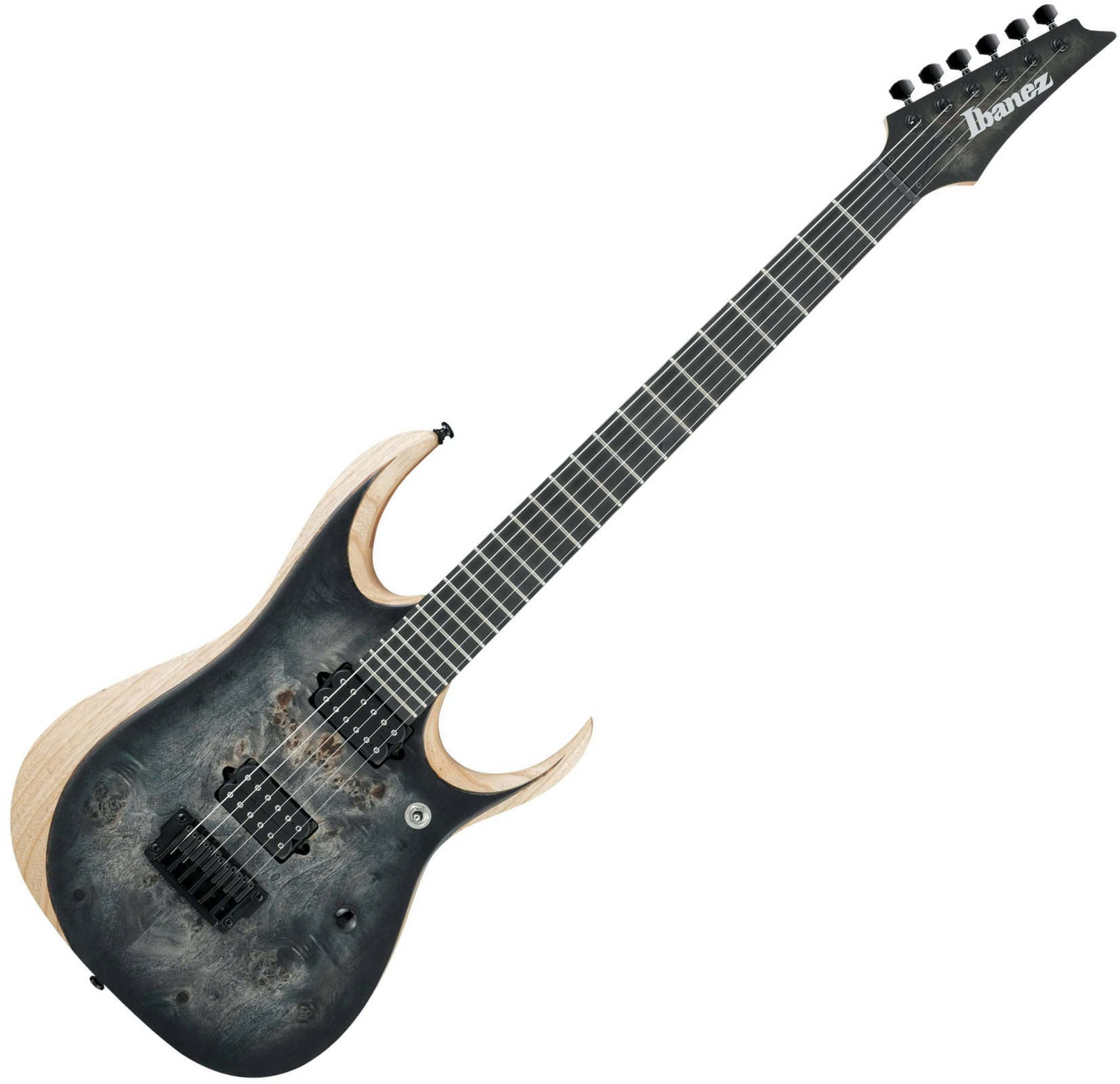 Electric guitar Ibanez RGDIX6PB Iron Label Surreal Black Burst