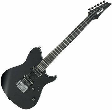 Guitarra elétrica Ibanez FR6UCS Prestige Uppercut Black Flat - 1