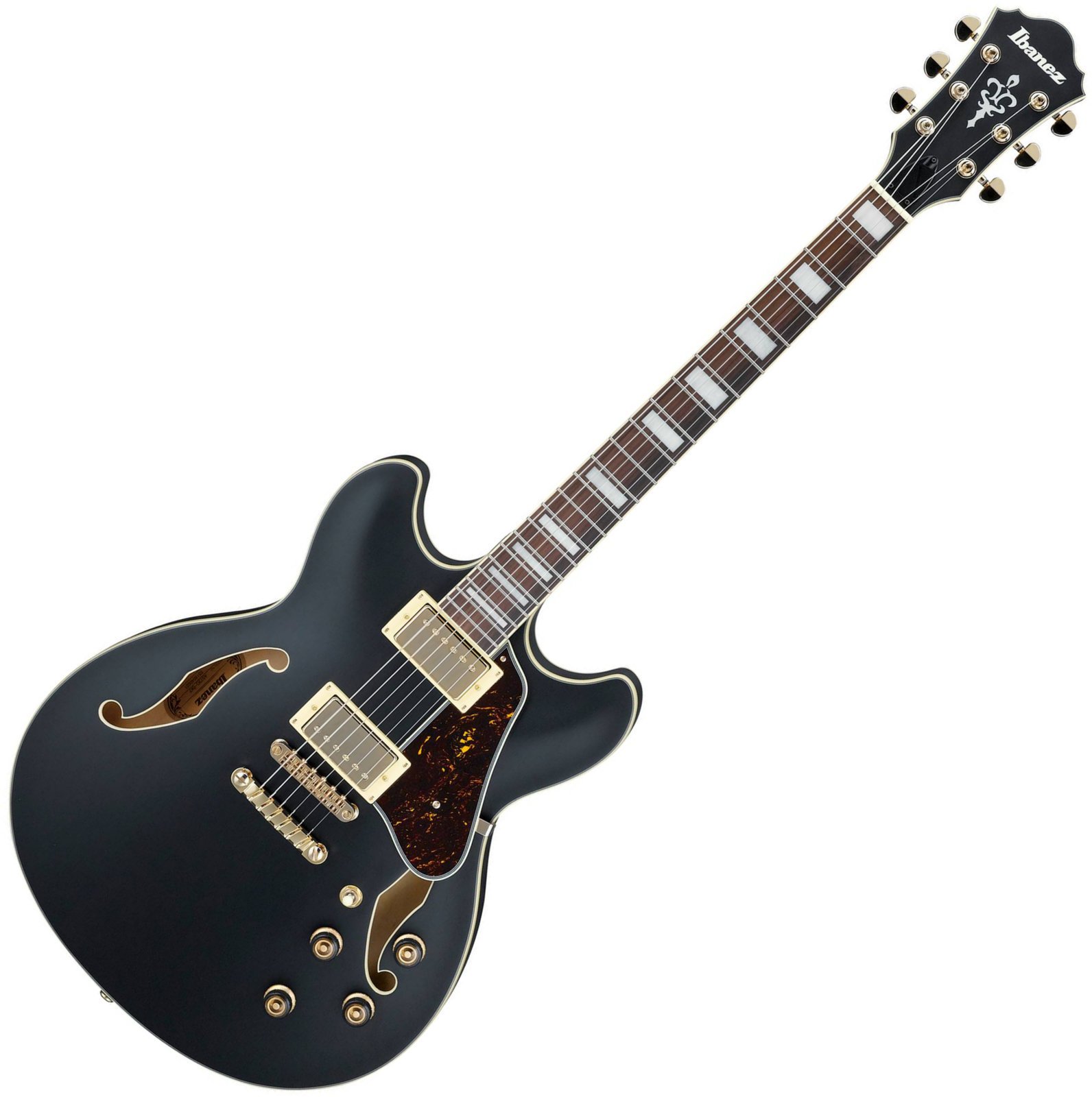 Halbresonanz-Gitarre Ibanez AS73G Black Fade