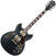Halvakustisk guitar Ibanez AS73G Black Fade