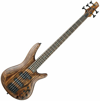 5-strängad basgitarr Ibanez SR655-ABS Antique Brown Stained - 1