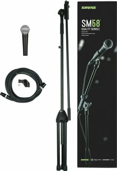 Vocal Dynamic Microphone Shure SM58 Quality Bundle Vocal Dynamic Microphone - 1