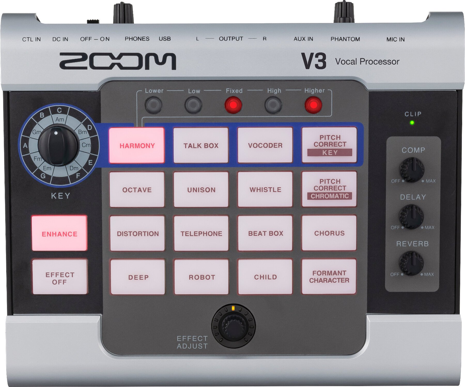 Vocal Effekt Prozessor Zoom V3
