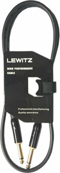 Kabel instrumentalny Lewitz TGC 013 Czarny 6 m Prosty - Prosty - 1
