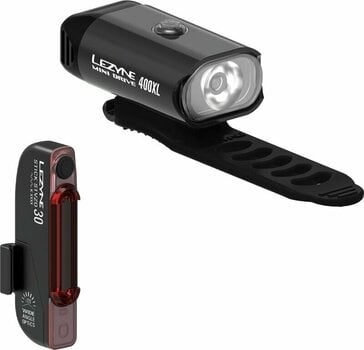 Fietslamp Lezyne Mini Drive 400XL / Stick Drive Zwart Front 400 lm / Rear 30 lm Fietslamp (Zo goed als nieuw) - 1