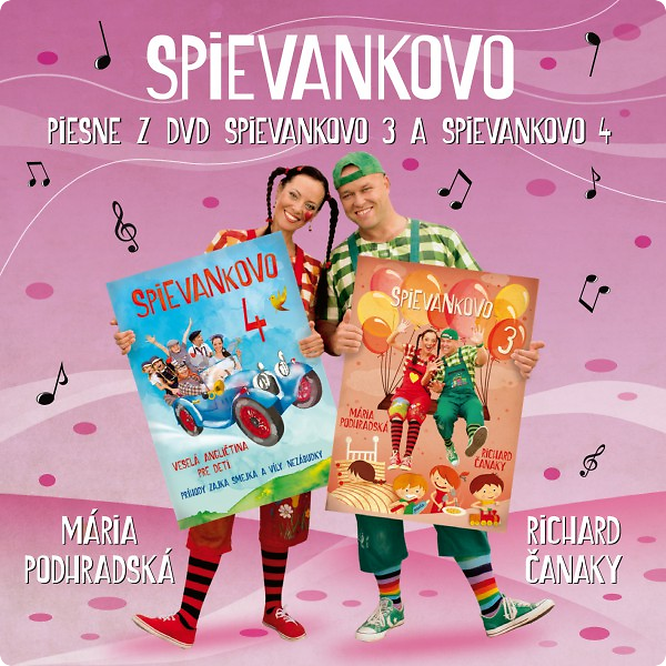 CD de música Spievankovo - Piesne z DVD Spievankovo 3 a 4 (M. Podhradská, R. Čanaky) (CD)