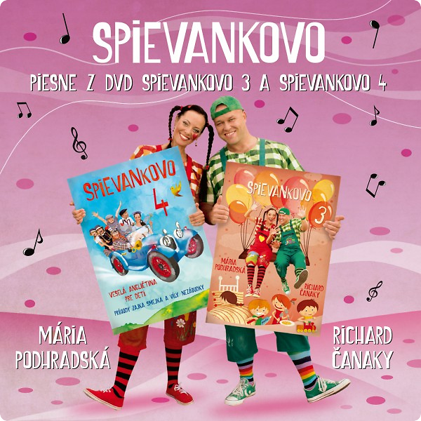 CD musicali Spievankovo - Piesne z DVD Spievankovo 3 a 4 (M. Podhradská, R. Čanaky) (CD)