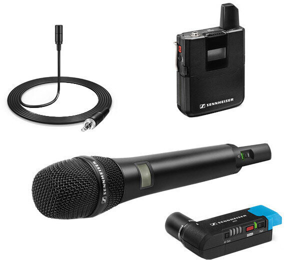 Set Microfoni Palmari Wireless Sennheiser AVX Combo