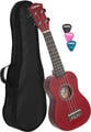 Cascha HH 3961 Red Soprano Ukulele