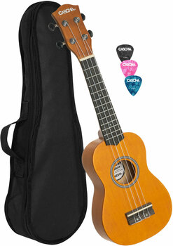 Soprano ukulele Cascha HH 3964 Soprano ukulele Yellow - 1