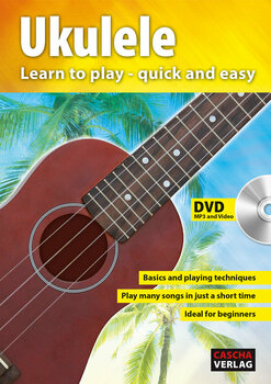 Bladmuziek voor ukulele Cascha Ukulele Learn To Play Quick And Easy Muziekblad - 1