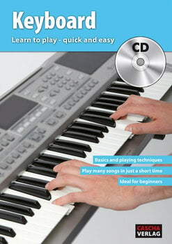 Music sheet for pianos Cascha Keyboard Learn To Play Quick And Easy Music Book - 1