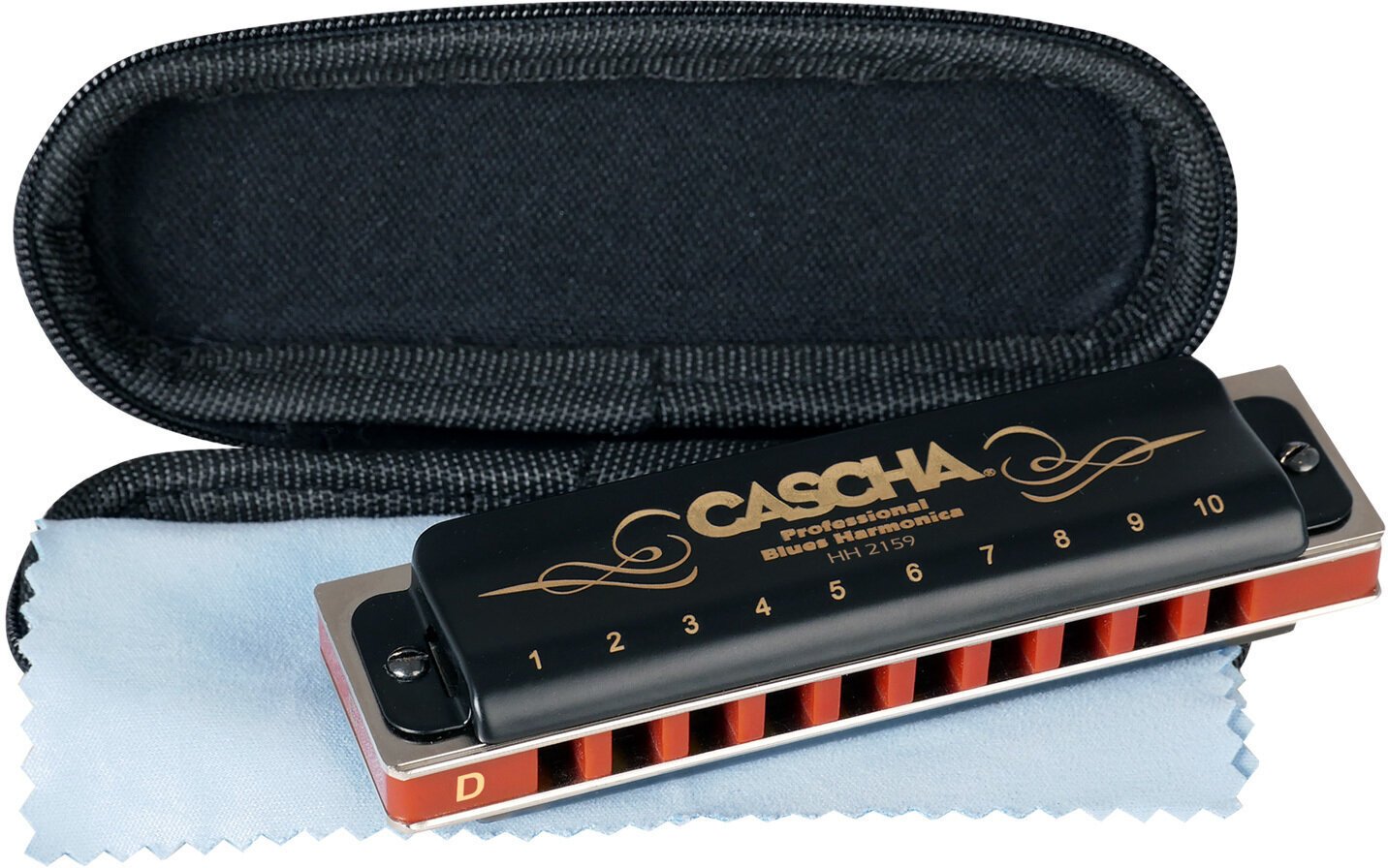 Diatonická ústní harmonika Cascha HH 2159 Professional Blues D