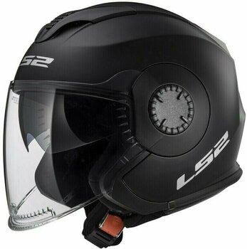 Helmet LS2 OF570 Verso Solid Matt Black M Helmet - 1