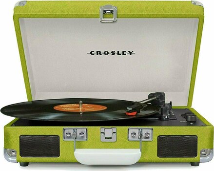 Portable turntable
 Crosley Cruiser Deluxe Green - 1