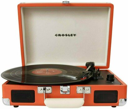 Prenosni gramofon Crosley Cruiser Deluxe Orange - 1