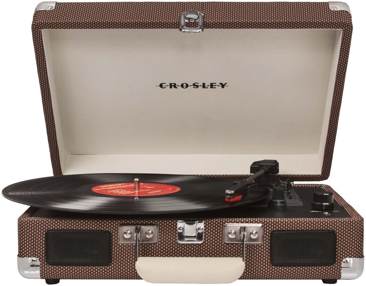 Tragbare Plattenspieler Crosley Cruiser Deluxe Tweed
