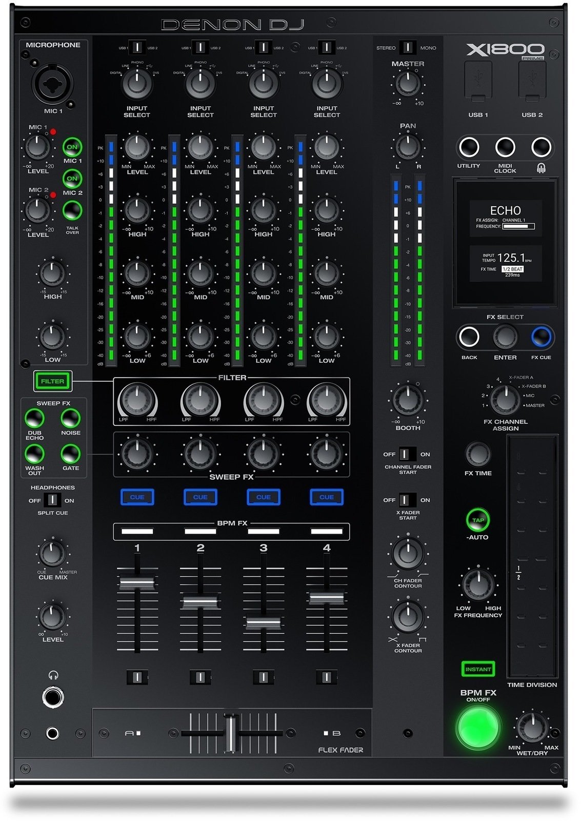 DJ-mengpaneel Denon X1800 Prime DJ-mengpaneel