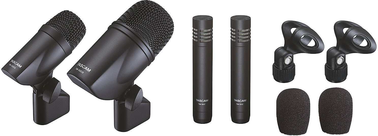 Set de microphone Tascam TM-Drums Set de microphone