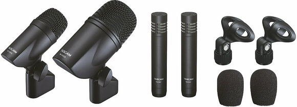 Sada mikrofónov pre bicie Tascam TM-Drums Sada mikrofónov pre bicie - 1