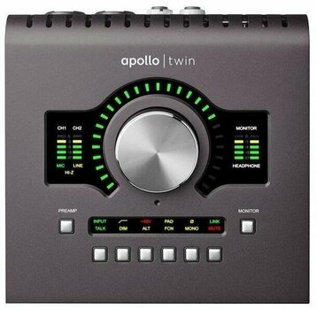 Thunderbolt audio prevodník - zvuková karta Universal Audio Apollo Twin MKII SOLO - 1