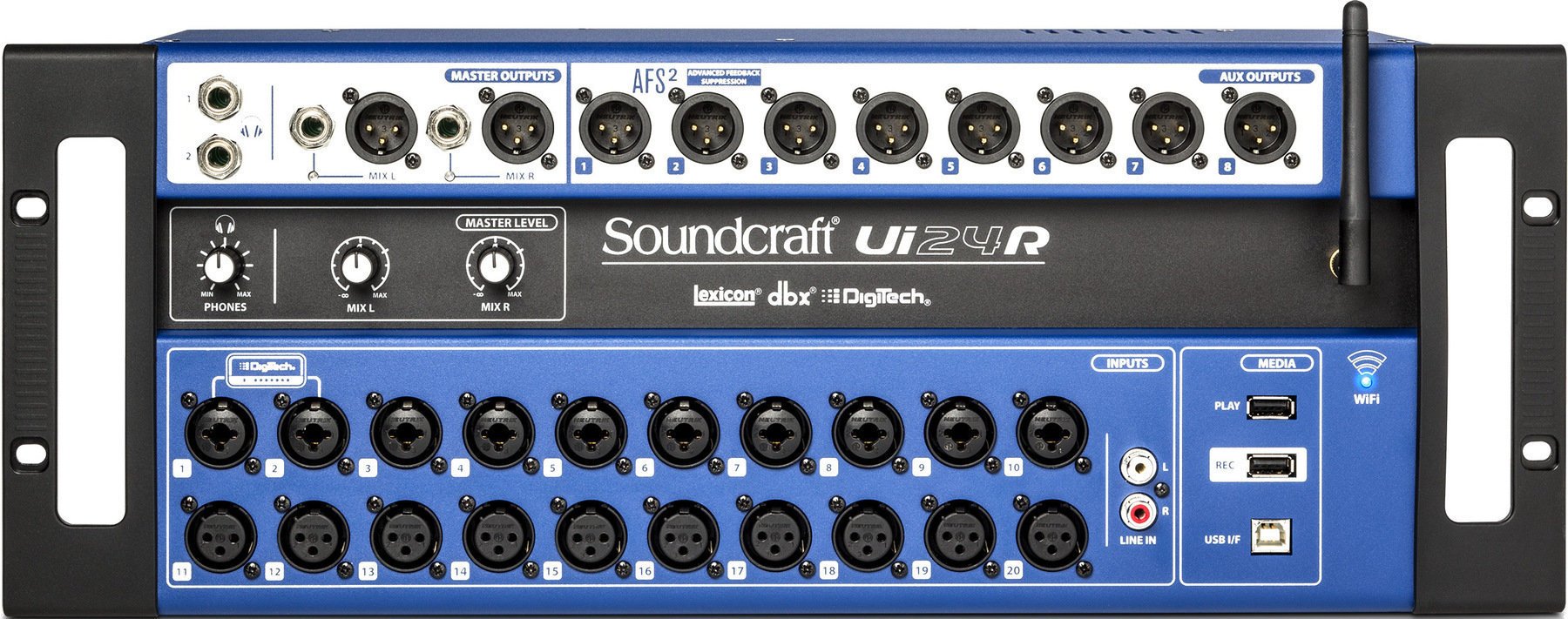 Digitaal mengpaneel Soundcraft Ui-24R Digitaal mengpaneel (Zo goed als nieuw)