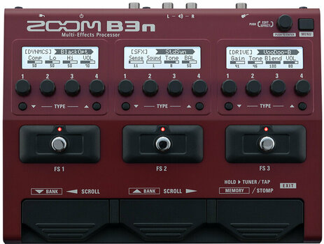 Bassguitar Multi-Effect Zoom B3n - 1